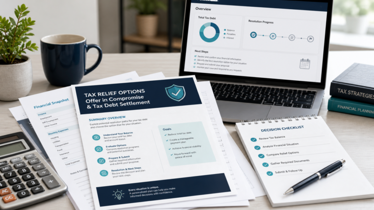 Offer In Compromise Vs Payment Plan Vs Currently Not Collectible IRS tax relief help guide
