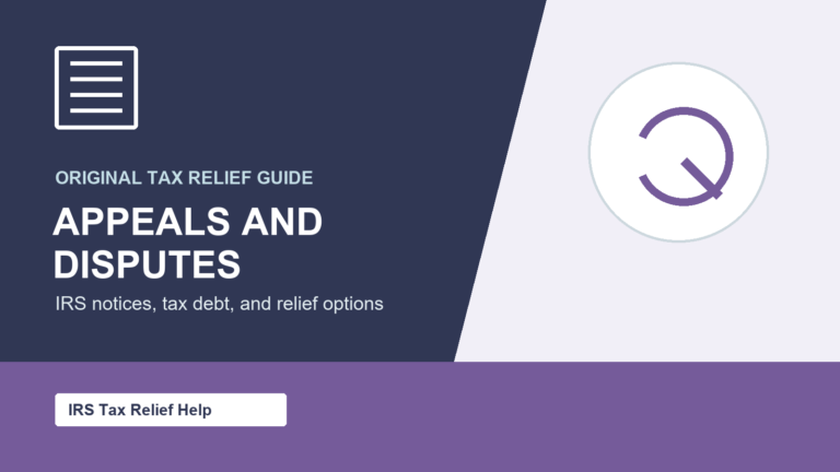 Appeals and Disputes tax relief guide featured image