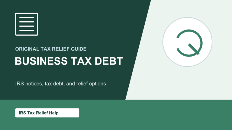Business Tax Debt tax relief guide featured image
