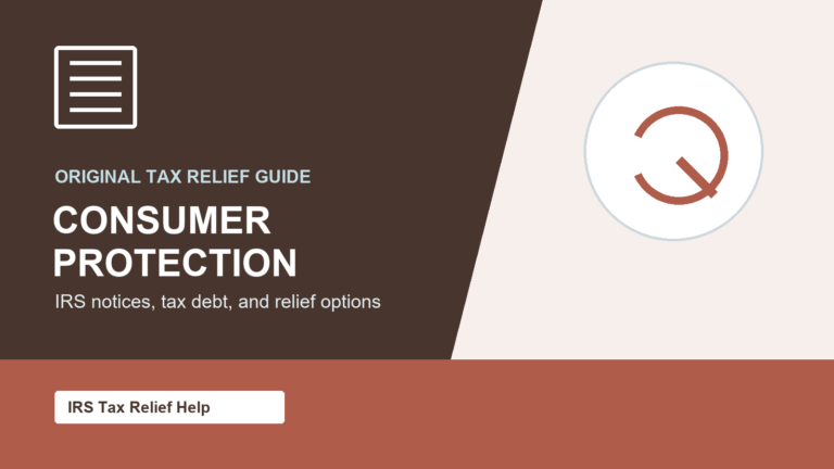 Consumer Protection tax relief guide featured image