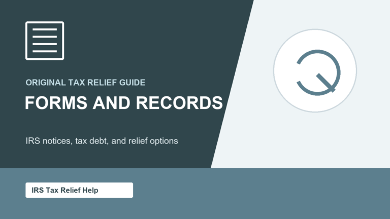 Forms and Records tax relief guide featured image