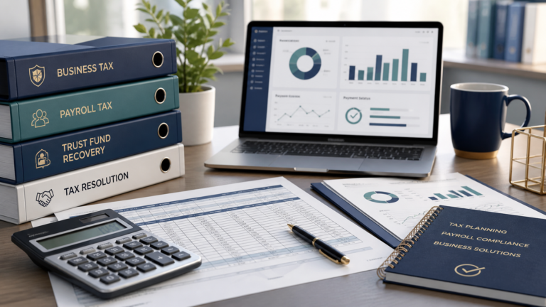 Small Business Payroll Tax Debt: First Steps Before It Escalates tax relief help guide