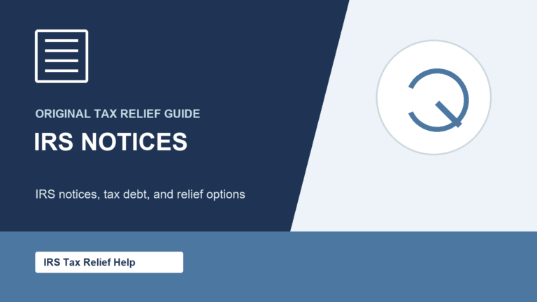 IRS Notices tax relief guide featured image