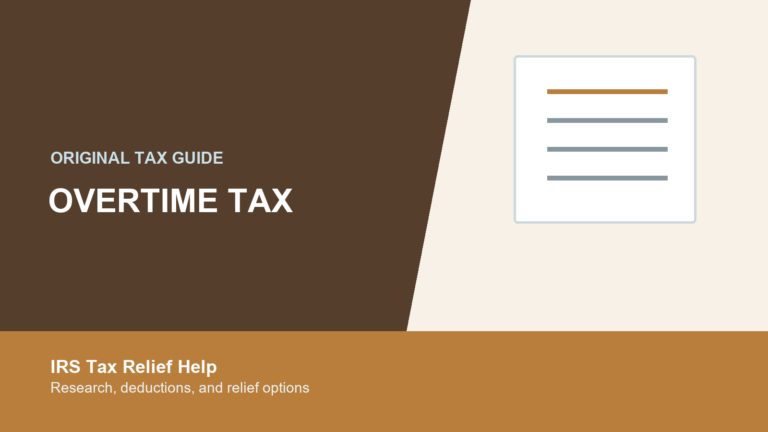 Overtime tax and withholding guide
